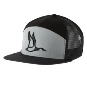 Roost RW-112 Hi Profile 3D Puff Duck Logo Hat Grey Black One Size